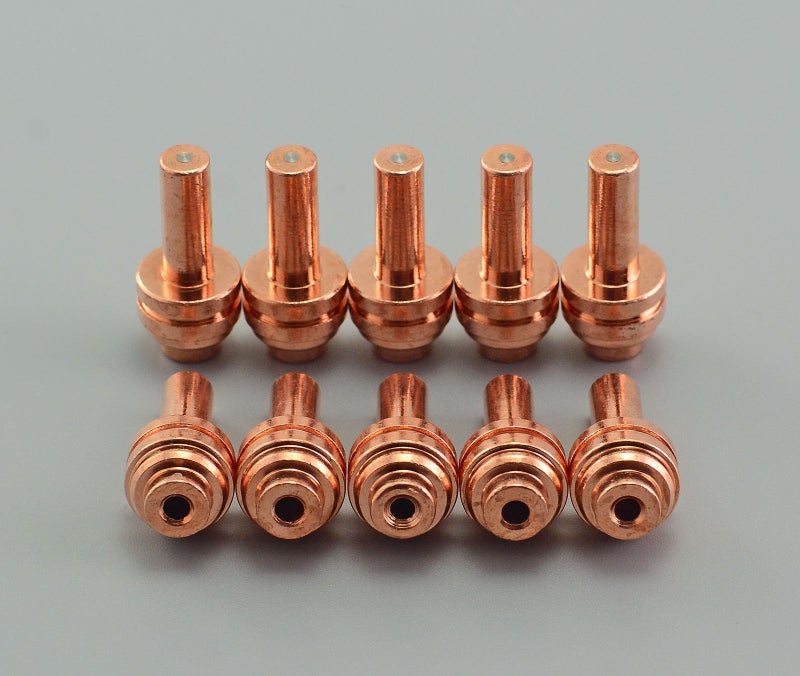 RIVERWELD Plasma Electrode 176655 and Plasma Tips Nozzle 176656 for Miller ICE-25C ICE-27C ICE-27T Plasma Cutter Torch 20pcs - Image 2